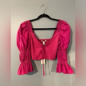 Brand New Urban Outfitters Pink Crop Top